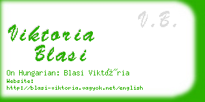 viktoria blasi business card